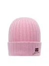 Ganni Wool Blend Beanie In Pink