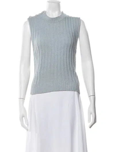 Pre-owned Ganni Wool Crew Neck Sweater In Multi