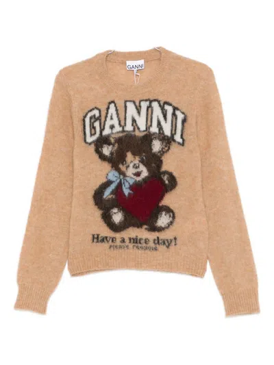 GANNI GANNI Wool Crewneck Sweater