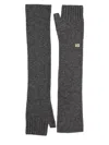 Ganni Wool Gloves. In Gray