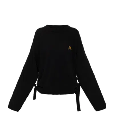 Ganni Wool Mix Jumper In Black