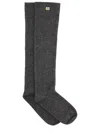 Ganni Wool Socks. In Gray