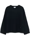 Ganni Wool Sweater In Blau