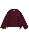 Ganni Wool Sweater In Red