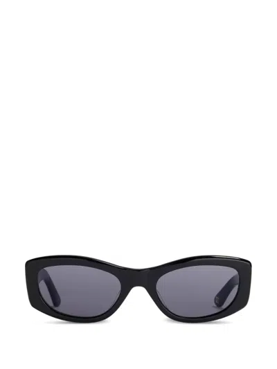 Ganni X Ace & Tate Lana Sunglasses In Black