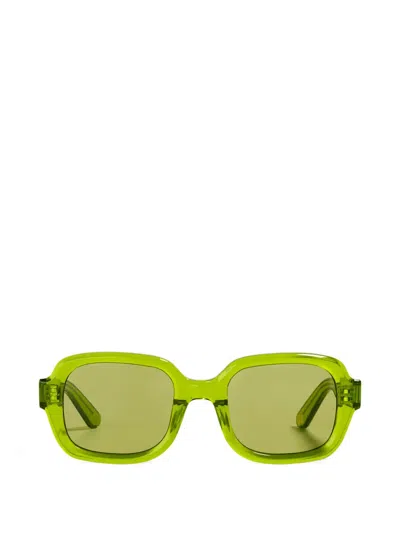 Ganni X Ace & Tate Twiggy Sunglasses In Green
