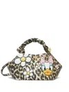 Ganni X Disney Leopard-print Tote Bag In Brown