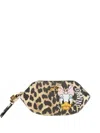 Ganni X Disney Leopard-print Wallet In Multi