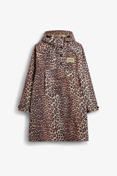 Ganni X Hunterponcho In Brown