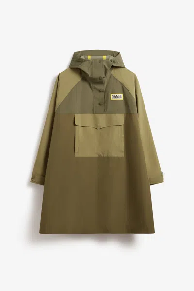 Ganni X Hunterponcho In Green