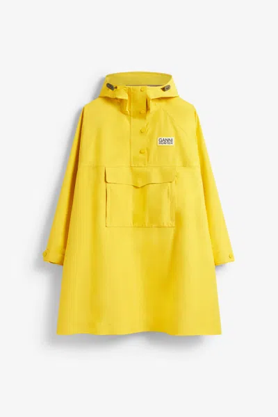 Ganni X Hunterponcho In Yellow