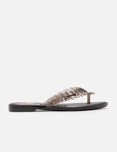 Ganni X Melissa Flip Flop In Brown