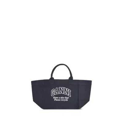 Ganni Xxl Canvas Tote Bag