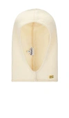 Ganni Yak Mix Balaclava In Neutral