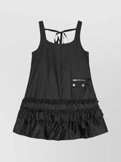 Ganni Zip-fastening Pocket Mini Dress