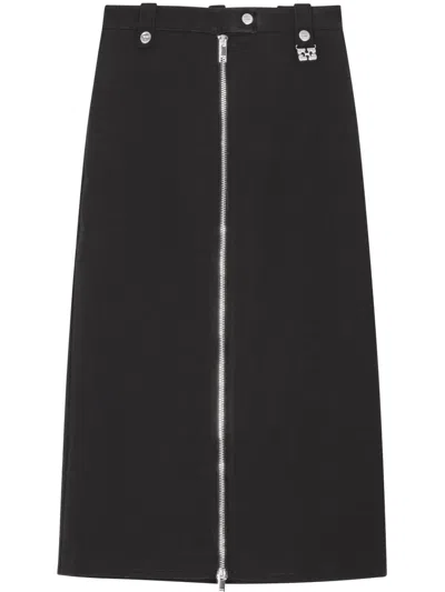 GANNI ZIP-UP SKIRT