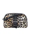 Ganni Camera Bag Leo Shoulder Bag In Black