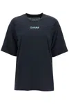 GANNI GANNI SPORTY MESH T SHIRT FOR