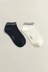 Gant 2-pack Ankle Socks In Multi