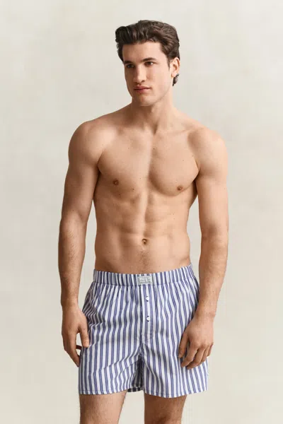 Gant 2-pack Boxer Shorts In Blue