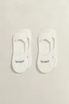 Gant 2-pack Invisible Socks In White