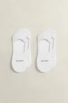 Gant 2-pack Invisible Socks In White