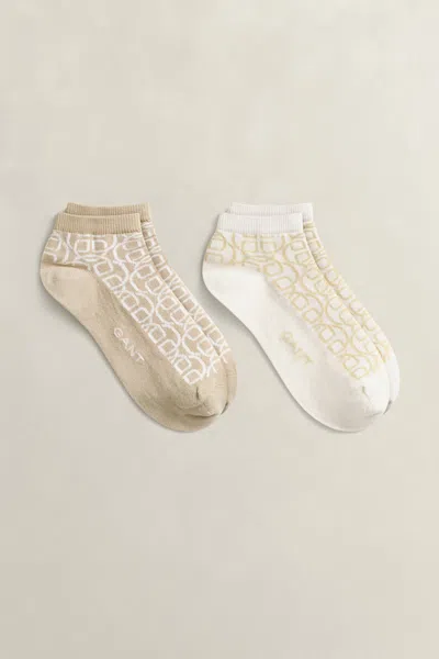 Gant 2-pack Monogram Socks In Multi