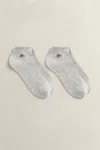 Gant 2-pack Shield Ankle Socks In Gray