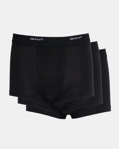Gant 3-pack Mens Core Trunks With Logo Waistband