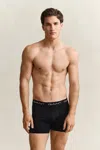 Gant 3-pack Boxer Briefs In Black