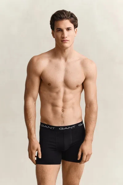 Gant 3-pack Boxer Briefs In Black
