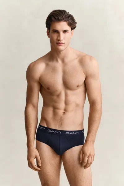 Gant 3-pack Briefs In Blue