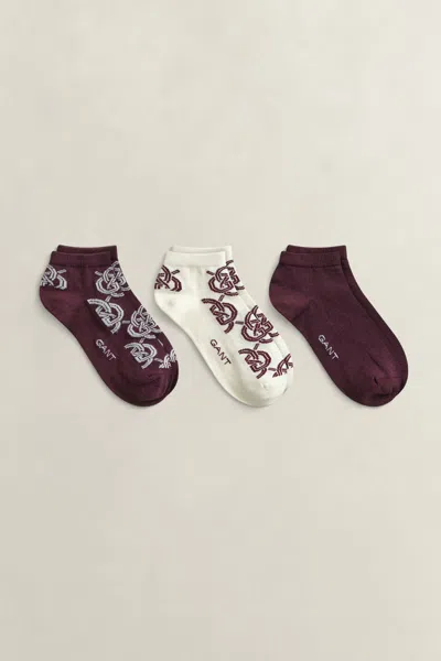 Gant 3-pack Monogram Ankle Socks