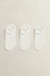 Gant 3-pack Ribbed Low-cut Socks In White