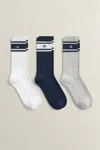 Gant 3-pack Shield Sport Socks In Multi