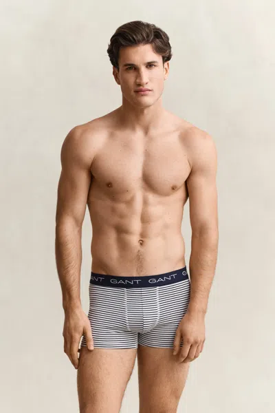 Gant 3-pack Striped Trunks In Multi