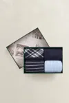 Gant 4-pack Checked Socks Gift Box In Navy