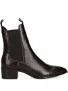 Gant 50mm Pointed-toe Heeled Boots In Animal Print