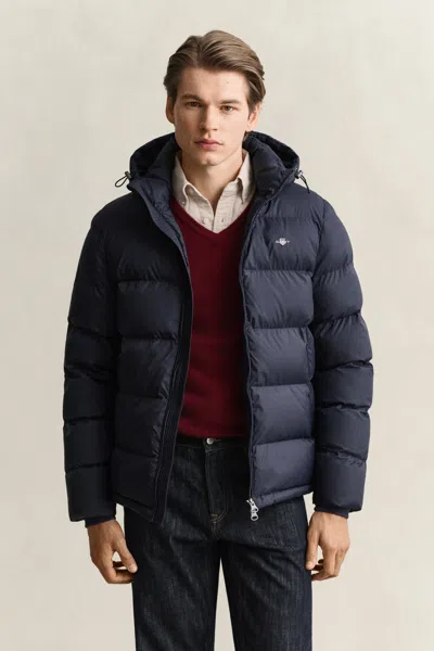 Gant Mens Active Cloud Puffer Jacket In Blue