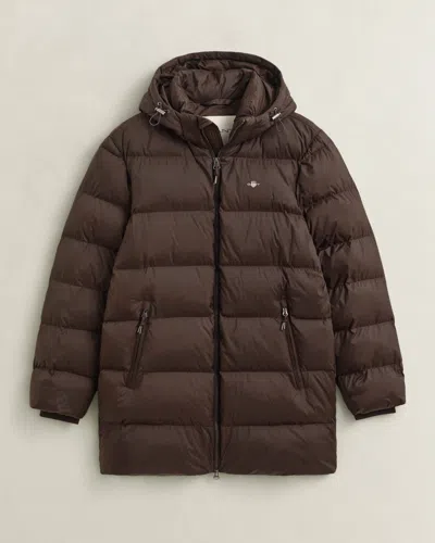 Gant Active Cloud Mens Mid Length Jacket In Brown