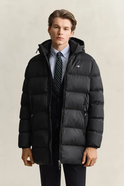 Gant Active Cloud Mid Length Jacket In Black