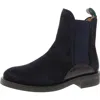 Gant Aimlee Womens Solid Suede Booties In Blue