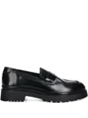Gant Aligrey Lug-sole Penny Loafers In Black
