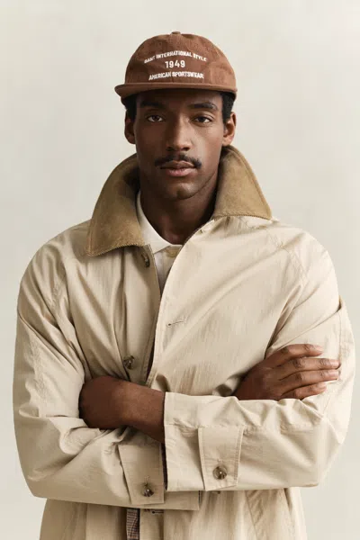 Gant Archive Camp Cap In Brown