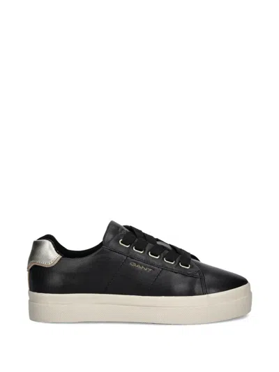 Gant Avona Metalli-heel Sneakers In Black