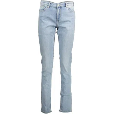 Gant Azzurro Organic Cotton Women Jeans In Blue