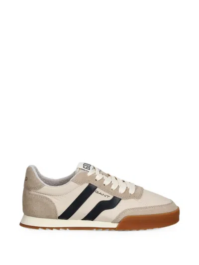 Gant Baylle Logo-print Panelled Sneakers In Neutral