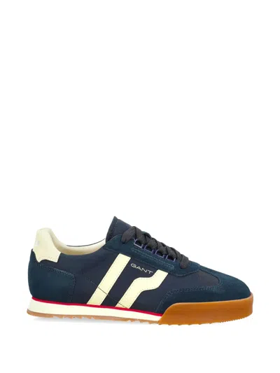 Gant Baylle Striped Lace-up Sneakers In Blue