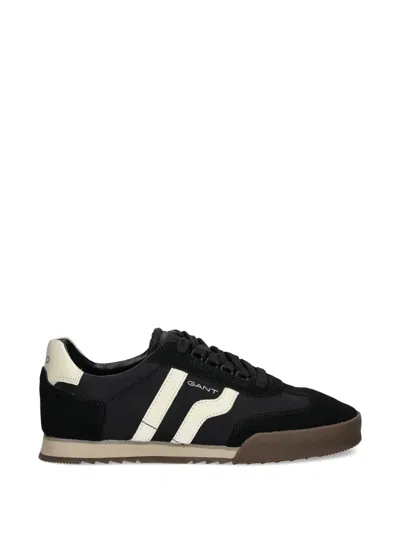 Gant Baylle Striped Sneakers In Black