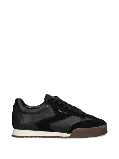 Gant Baylle Suede Panelled Sneakers In Black